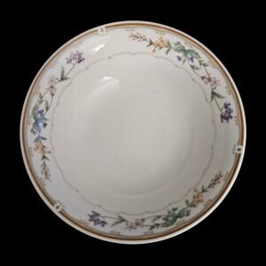 Bellegarden Floral Rim Porcelain Cereal Bowls Set of 3 Citation China